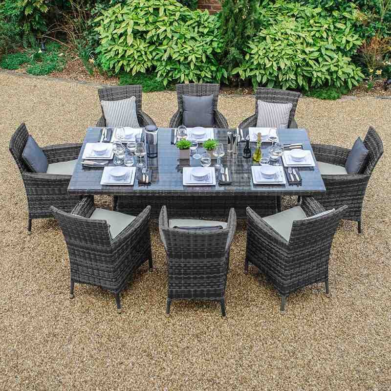Eight Seater Outdoor Dining Table Set | Get upto 60% OFF