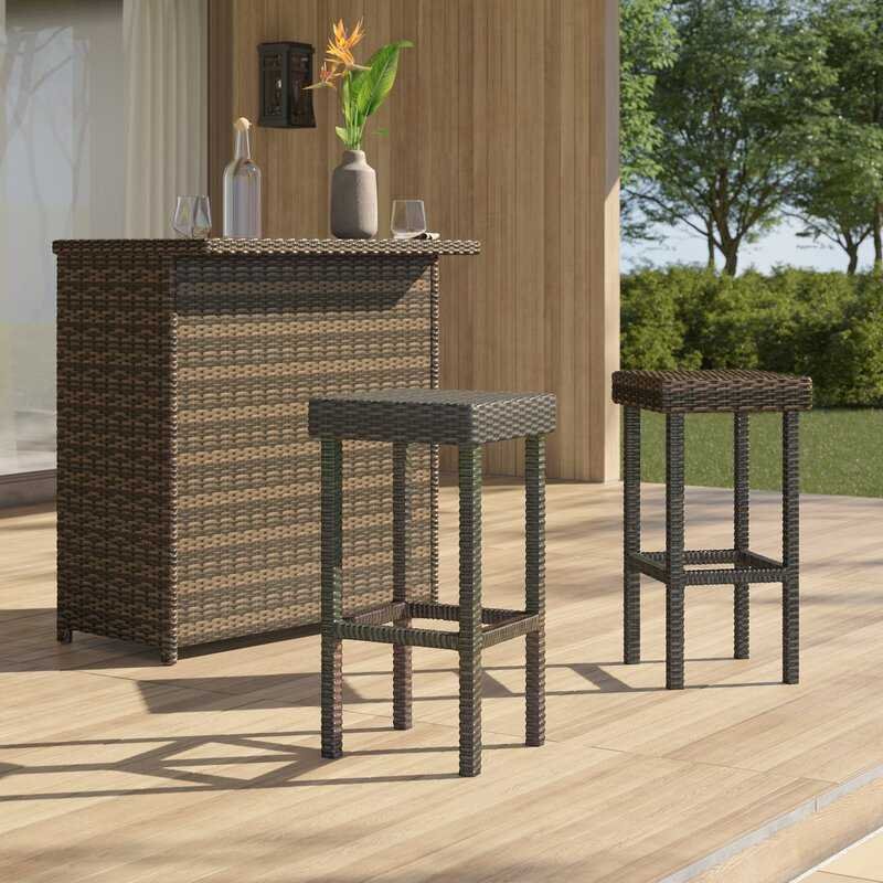 Two seater outdoor bar counter - Omg Furniture